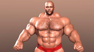 Jason Statham Muscle Growth Animation