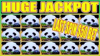 OMG HUGE JACKPOT ON $50 BET ON MILLION DOLLAR PANDA MAGIC DRAGON LINK SLOT