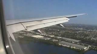 Delta Airlines 757-200 Smooth Landing in Ft. Lauderdale | Seat 42F