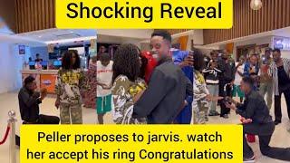 Shocking Reveal as peller proposes to girlfriend jarvis, video #peller #jarvis #proposal