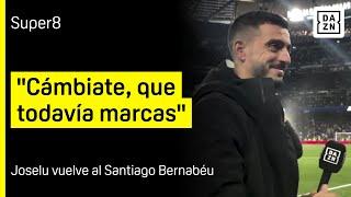 Joselu Mato y el cálido recibimiento del Santiago Bernabéu en su estreno como comentarista de DAZN