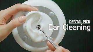 [ASMR] Rough inner Ear Picking W/ Dental Pick (No Talking) Ear Cleaning