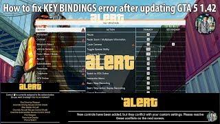 How to fix KEY BINDINGS Error after updating GTA 5  ||FIXED||