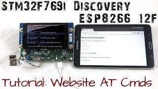 STM32 ESP8266 12F Wifi Tutorial Website