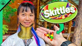 Asian Tribes Try SOUR American Candy!! Which One Did They Hate?!