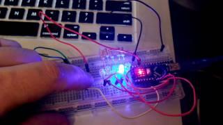 Arduino project: Led blinking with interrupt to reverse flow.