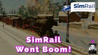 SimRail You Can Blow Up The Boiler Yay