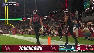 Arizona Cardinals Highlights vs  Los Angeles Chargers   2024 Regular Season Week 7