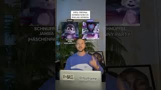 Viral Original German Song Vs. English Version: Schnuffel “Jamba (Häschenparty)” #shorts #spedup