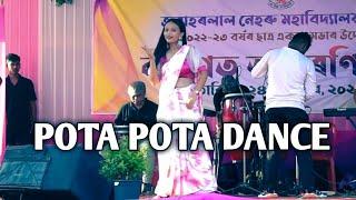 Pota pota stage dance by- Bhumika Das | Boko, J N Collage freshers 2022-23