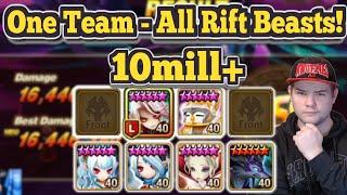 Rift Beast One Team Guide! - All Rift Beasts 10mill+ Dmg- Summoners War