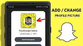 How To Add Profile Picture On Snapchat | How To Change Profile Picture On Snapchat