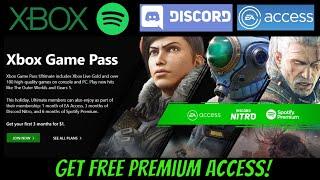 How To Get Free Discord Nitro and Spotify Premium with Xbox Game Pass Ultimate!