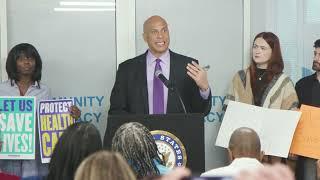 Senator Cory Booker calls on Trump and Republicans to Stop Threatening Medicaid