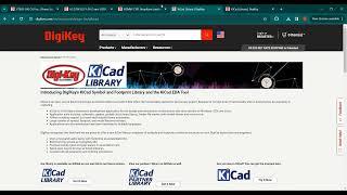 57 Importing Digi-Key Library into KiCad 8.0 and using in Project.