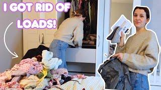 EXTREME WARDROBE DECLUTTER| minimalist, mum of 6