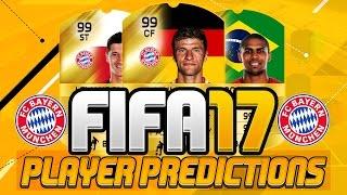 FIFA 17 Bayern Munich Player Ratings Predictions!! Ft. Müller, Lewandowski & Douglas Costa!!