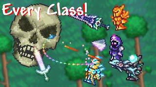 Terraria - EVERY Class VS Dungeon Guardian!