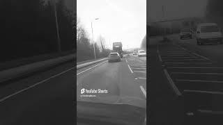 #bmw driving too close to #doubledecker #truckspotter #busspotting #drivesafe #notsorry #truck #bus