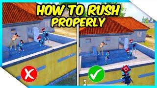 HOW TO RUSH PROPERLY IN PUBG MOBILE/BGMI | GUIDE/TUTORIAL TIPS & TRICKS