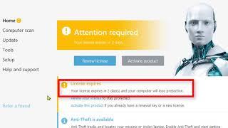 How to renew ESET Antivirus for Windows