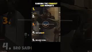 Ranking the funniest cod moments
