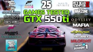 GTX 550 ti In Early 2022 - 25 Games Tested