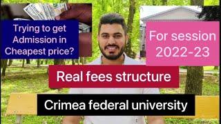 MBBS in Russia for Indians|Crimea federal university real fees structure|Admission in cheapest price