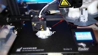 Ender 3 - 3D Принтер – Первая печать и первые впечатления.