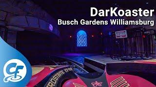 DarKoaster front seat on-ride 4k POV @30FPS Busch Gardens Williamsburg