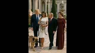 Trump and Russian President Stroll with First Ladies and Royal Pets️