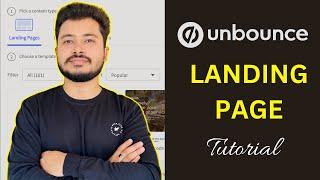 Unbounce Landing Page Tutorial 2024 (Complete DEMO for Beginners)