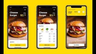 Designing Food App(UI/UX) || Restaurant App || Burger App || Android Studio