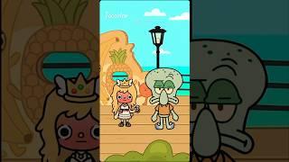 PRINCESS PEACH IS INLOVEWITH PATRICK STAR  #tocaboca #tocalifeworld #spongebob #gaming