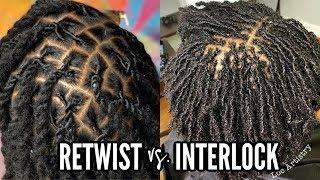 Interlocking vs. Retwisting Locs (PROS & CONS) | My Entire Experience