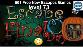 [Walkthrough] 501 Free New Escape Games level 73 - Escape on finalday - Complete Game