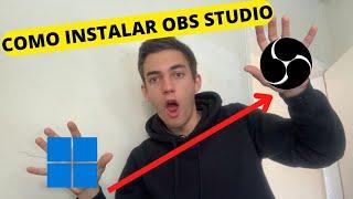 Como fazer a instalação do OBS STUDIO!!! "windows 11"