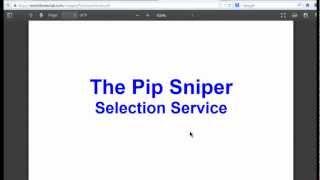 Pip Sniper Welcome