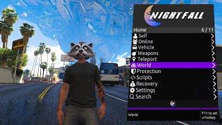 NightFall Mod Menu GTA 5 ONLINE | Good Protection, LUA & ASI Support  | Full Showcase