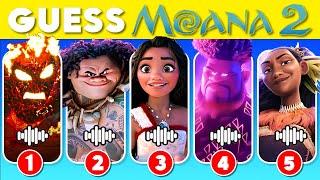 Guess The Moana 2 Movie We're Back Characters by Voice ️| Moana 2 Trailer Songs Quiz | fastQUIZ