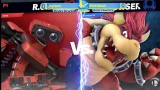 SocaSmash 75 Ult Singles: Josemet (ROB, Bayonetta) vs GenieBean (Bowser) Winners Quarters