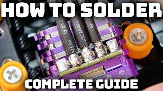 How to Solder! HobbyWing XD10 Pro Drift Spec ESC