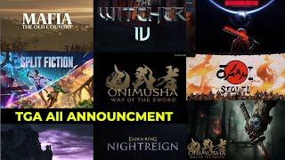 All Announcement Trailers from TGA  #Witcher4 #NaughtyDog #Mafia #EldenRig