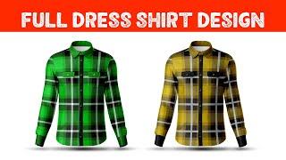 Illustrator Tutorial: Plaid Checkered Shirt Design | Awal Creative