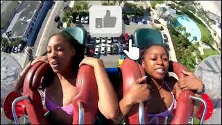Slingshot ride oops moments  || funny slingshot ride || MrFunFeast