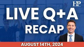 LIVE Q+A with VA Disability Benefits Lawyers! 08.14.24