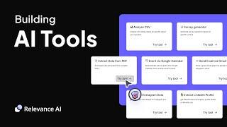 Building AI Tools with Relevance AI