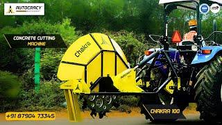 Ditcher - Chakra 100 | Dig 300 meters in 1 hour | Made in India | Autocracy Machinery