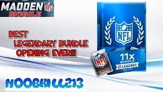 Madden Mobile Legendary Bundle Opening BEST EVER!!!!!!!!!!!!!!!!!!