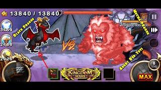 The Black Dragon is Back to Challenge The Angry Red Yeti - Custom Character | Kingdom Wars